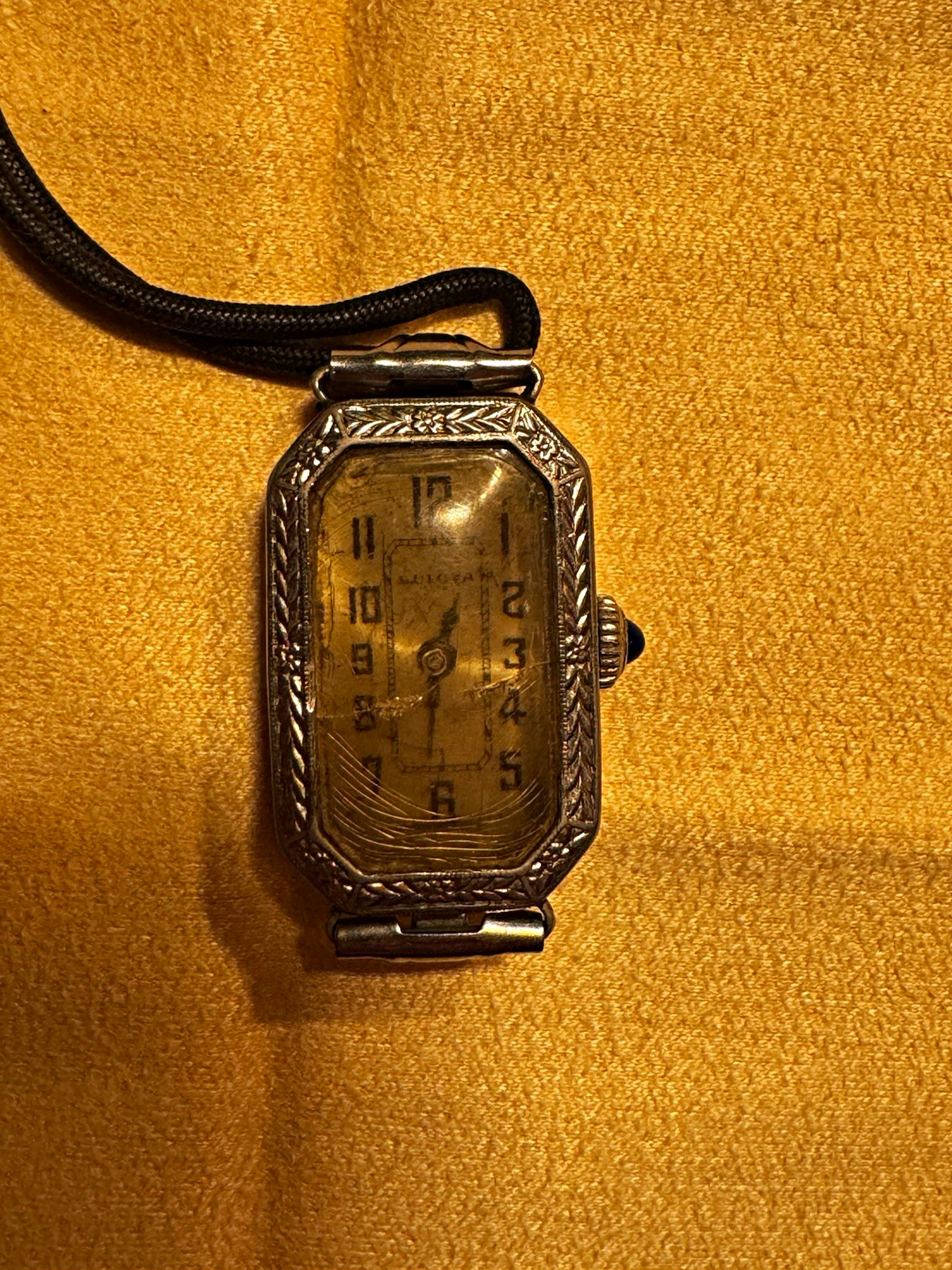 Bulova 1920s/1930s Art Deco Women’s Watch Gold Filled Case Not Running for Parts