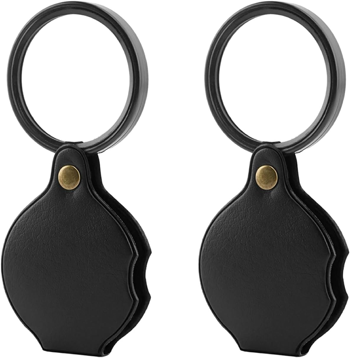 20X Pocket Magnifier, 2Pcs Mini Folding Magnifying Glass for Reading and Inspect