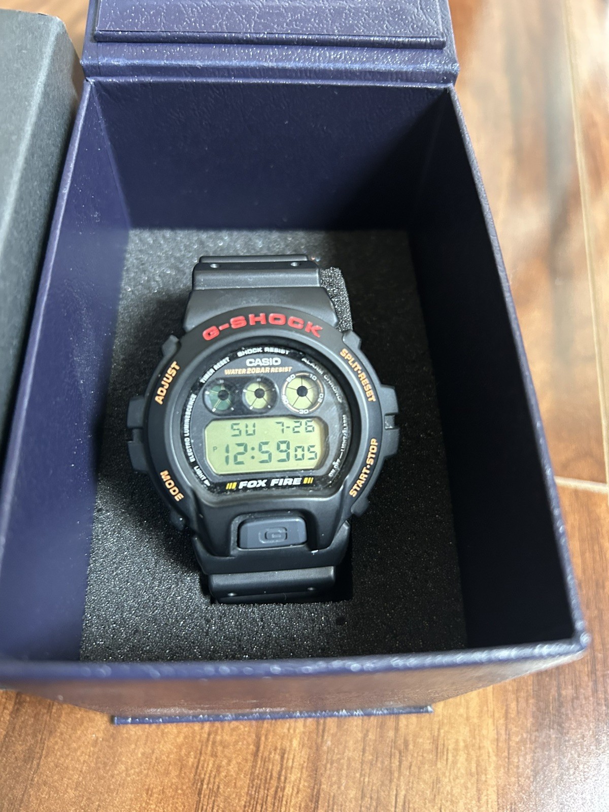 Casio G-Shock JDM DW-6900 BASIC GOLD ACCENT Black Gray Red Orange DW-6900B-9 ’10