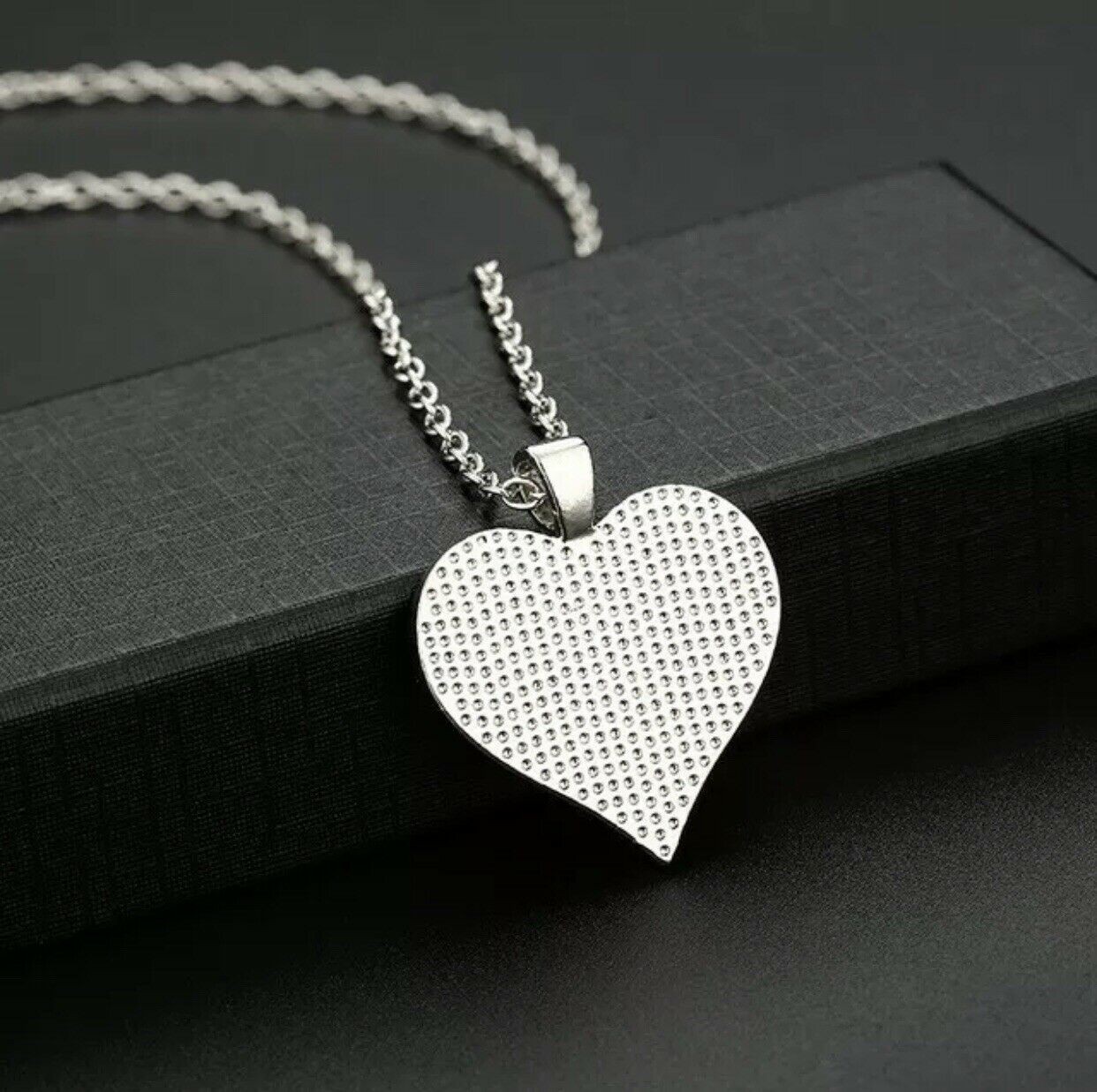 To My Wife I Love You Husband Heart Rose Necklace Birthday Anniversary Gift USA