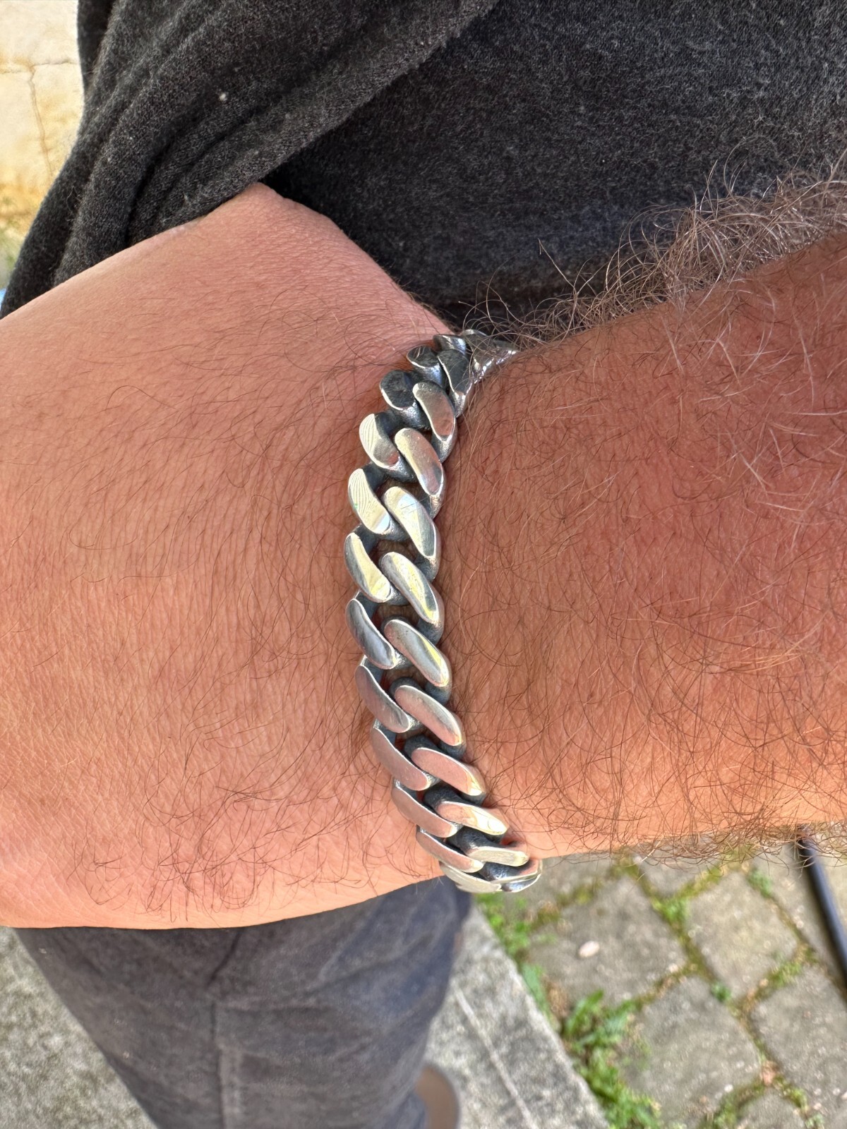 Miami Cuban Link Mens Chain Bracelet Real 925 Sterling Silver Sleek Clasp 6-12mm