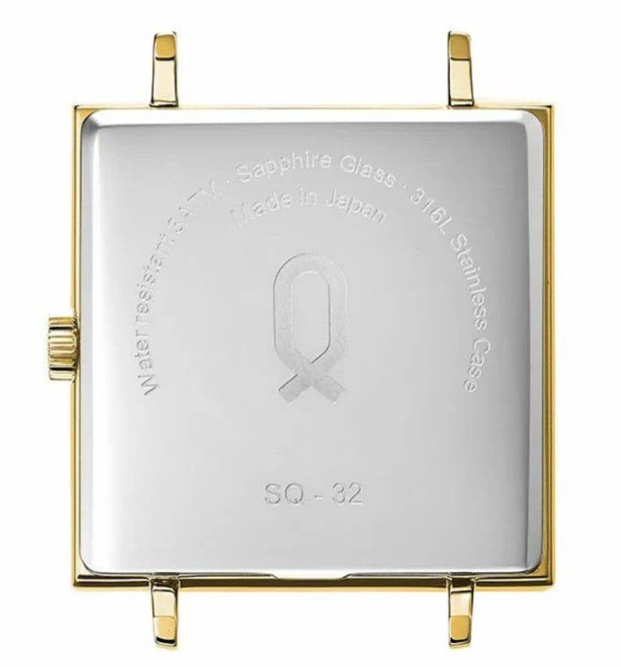 Knot Square SQ-32YGSV with selectable genuine strap