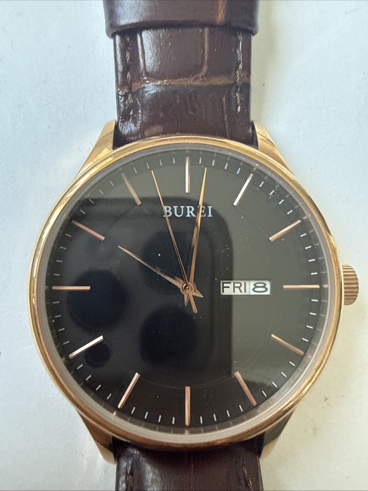 Men’s Burei Calendar Model Number S-13001M Water Resistant Watch