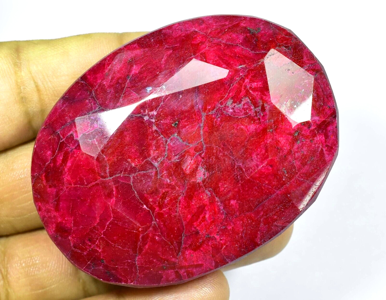 RARE 1025.00 Ct Natural HUGE Red Ruby CERTIFIED Museum Grade Oval Gemstone