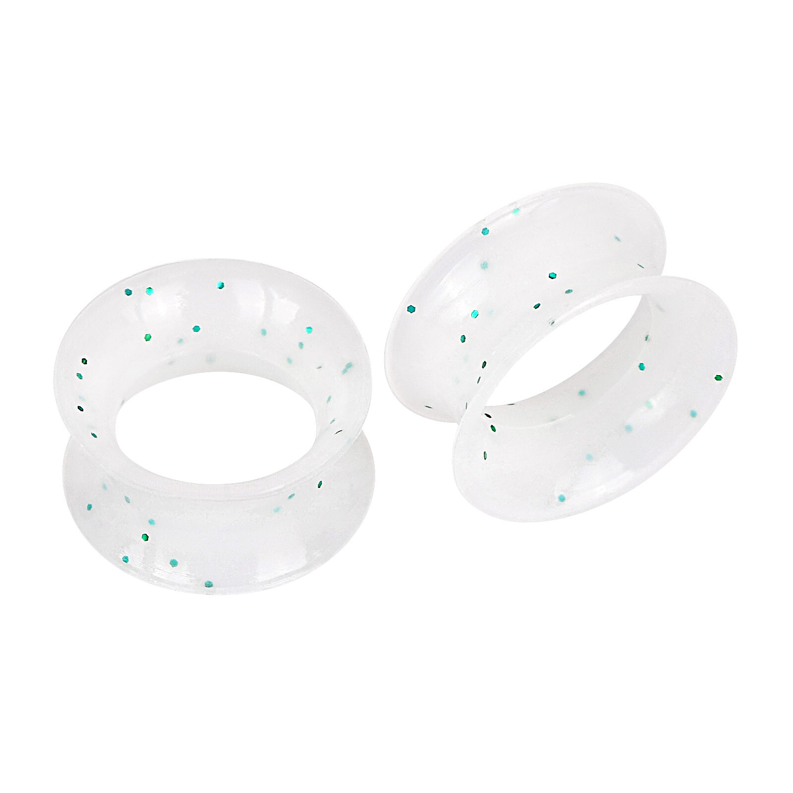 20Pcs Thin Silicone Earskin Tunnels Flexible Ear Gauge Kit Expander Plug 2g-3/4″