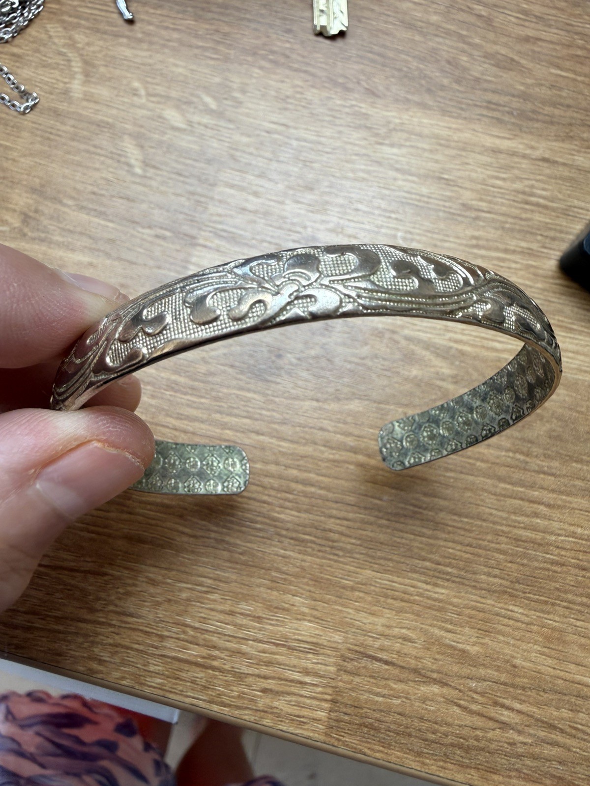 Silver Fine Bangle/Bracelet Cuff 999 18 grams
