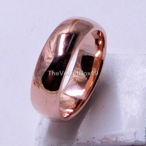 New Arrival Pure Solid Copper Band Men’s Stacking Ring Handmade Making Jewelry