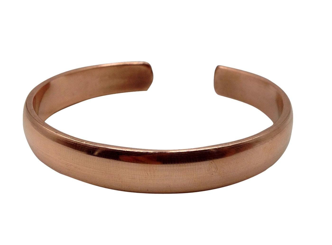 9″ Large Hand Forged 100% Pure Copper Bracelet. Solid Copper Arthritis Bracelet.