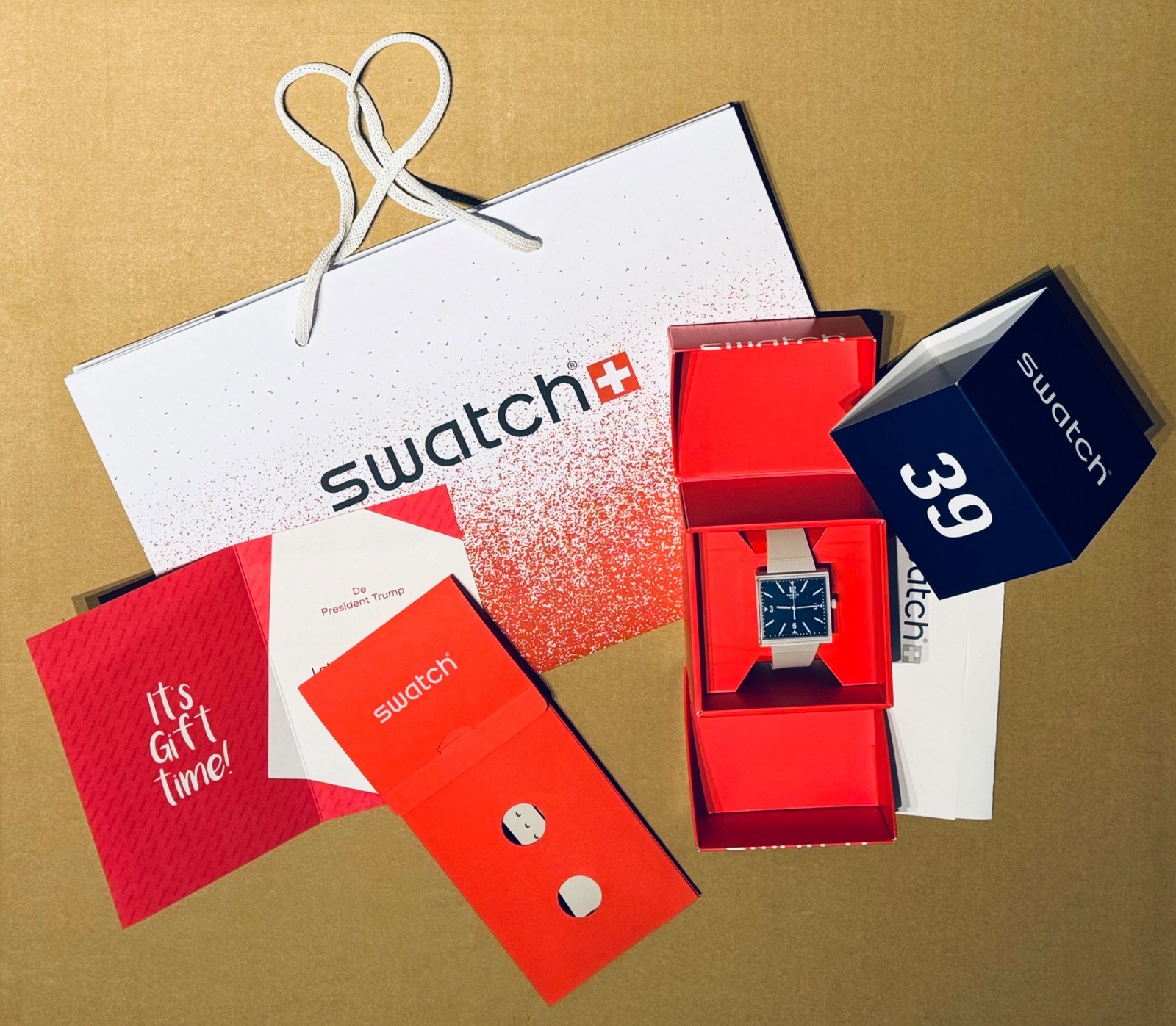 SWATCH – WHAT IF…TARIFFS? 39% EXCLUSIVE PACKAGE **Not for buyers in USA**