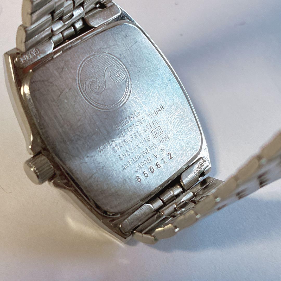 [Working Condition] SEIKO Chronos 5H23-5110 Day-Date Black