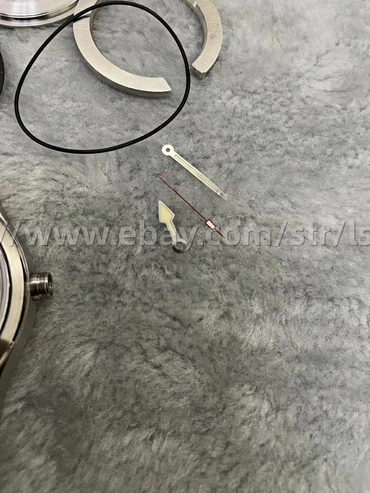 DIY SET for 41MM 2824 Watch Case + Dial + Hands + Strap Sapphire