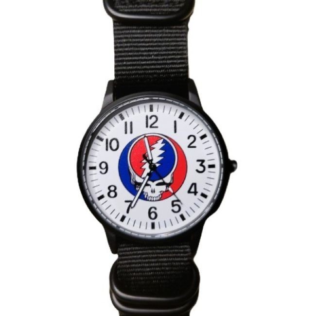 Grateful Dead Ltd Edition 2.0 Analog Watch Black Band Luminous Hands Brand New