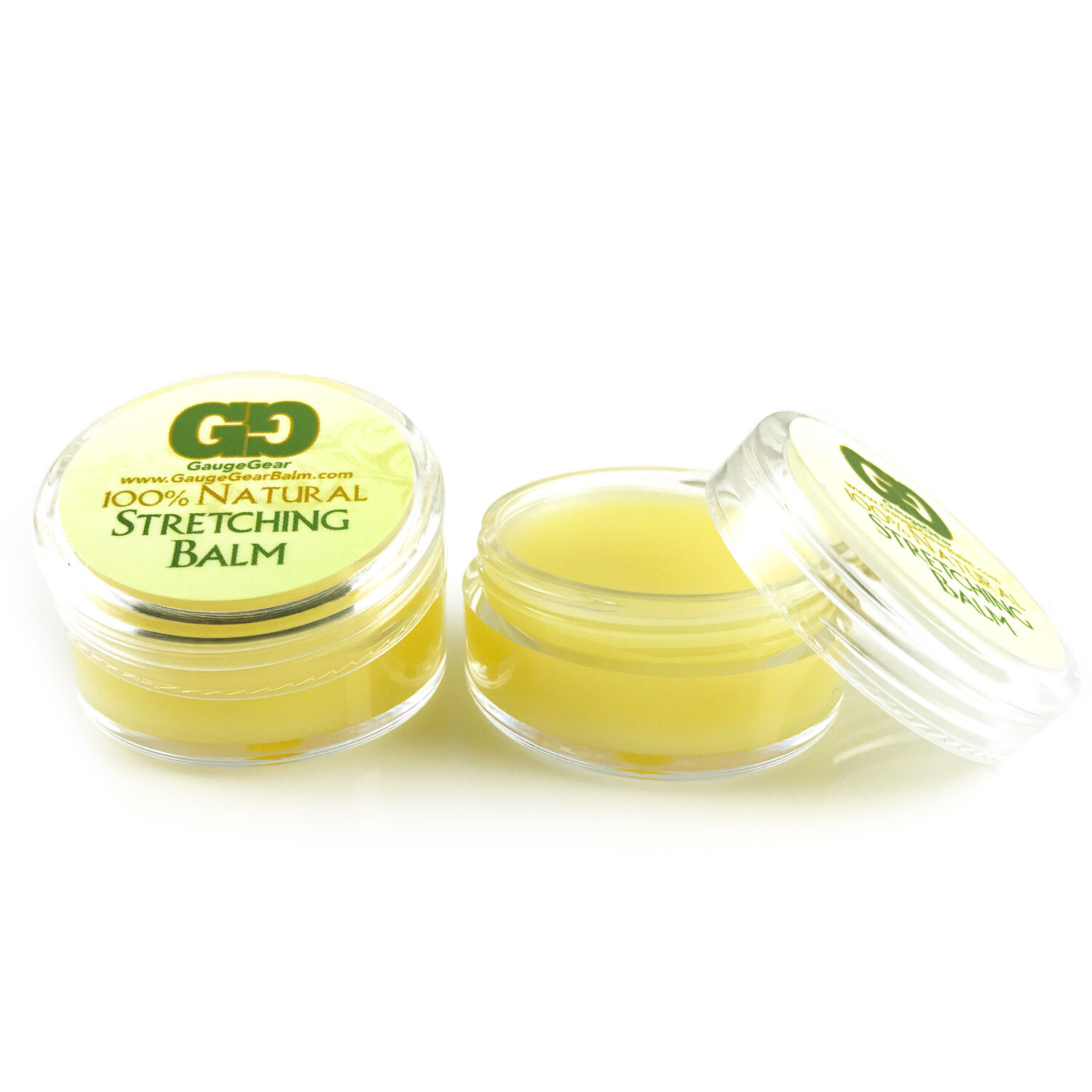 Gauge Gear w/ Jojoba Oil Ear Expander Conditioning Ear Stretching Balm TWIN PACK