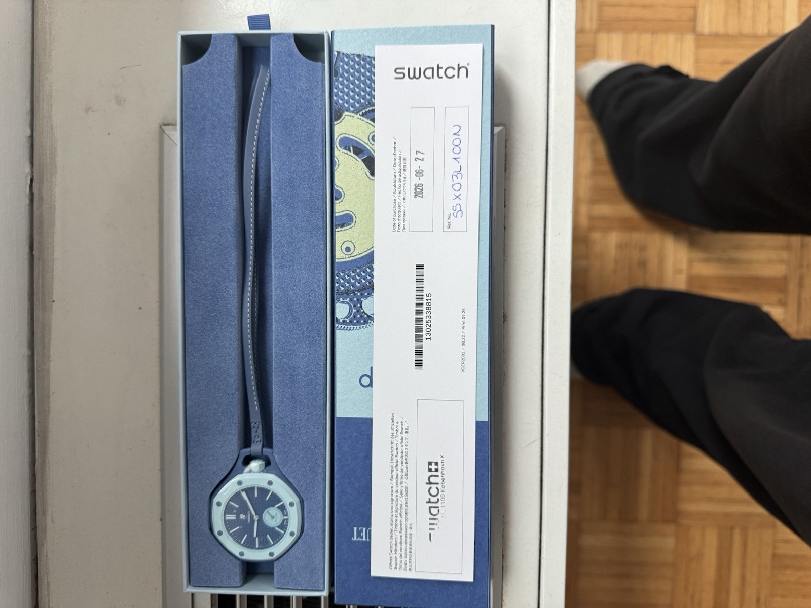 Swatch X Audemars Piguet AP Royal Pop LAN BA Blue Navy Authentic Brand New