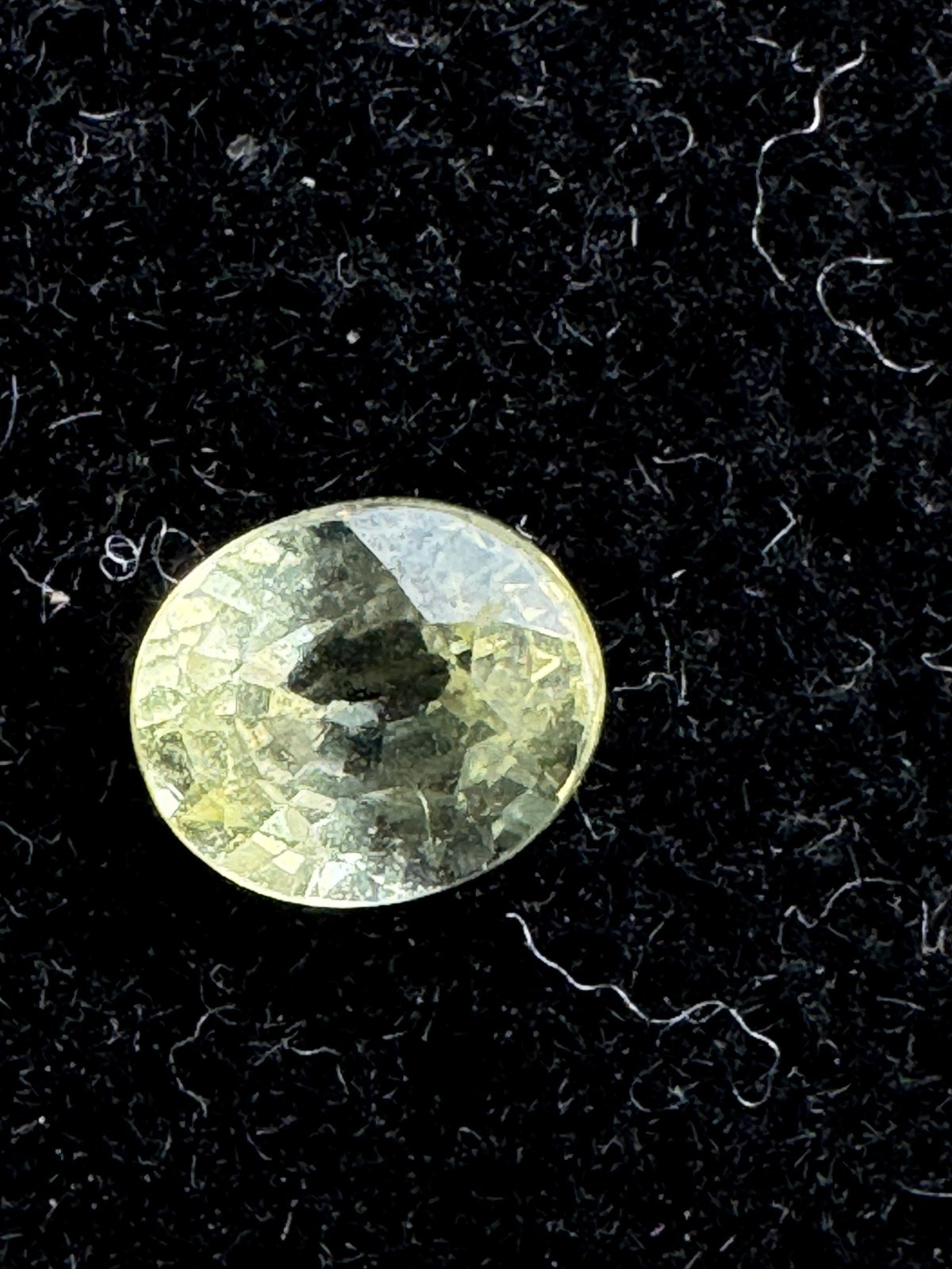 Lemon Green CHRYSOBERYL 0.75 Carat, 6×4.5mm Oval Clean. Natural Gemstone #216