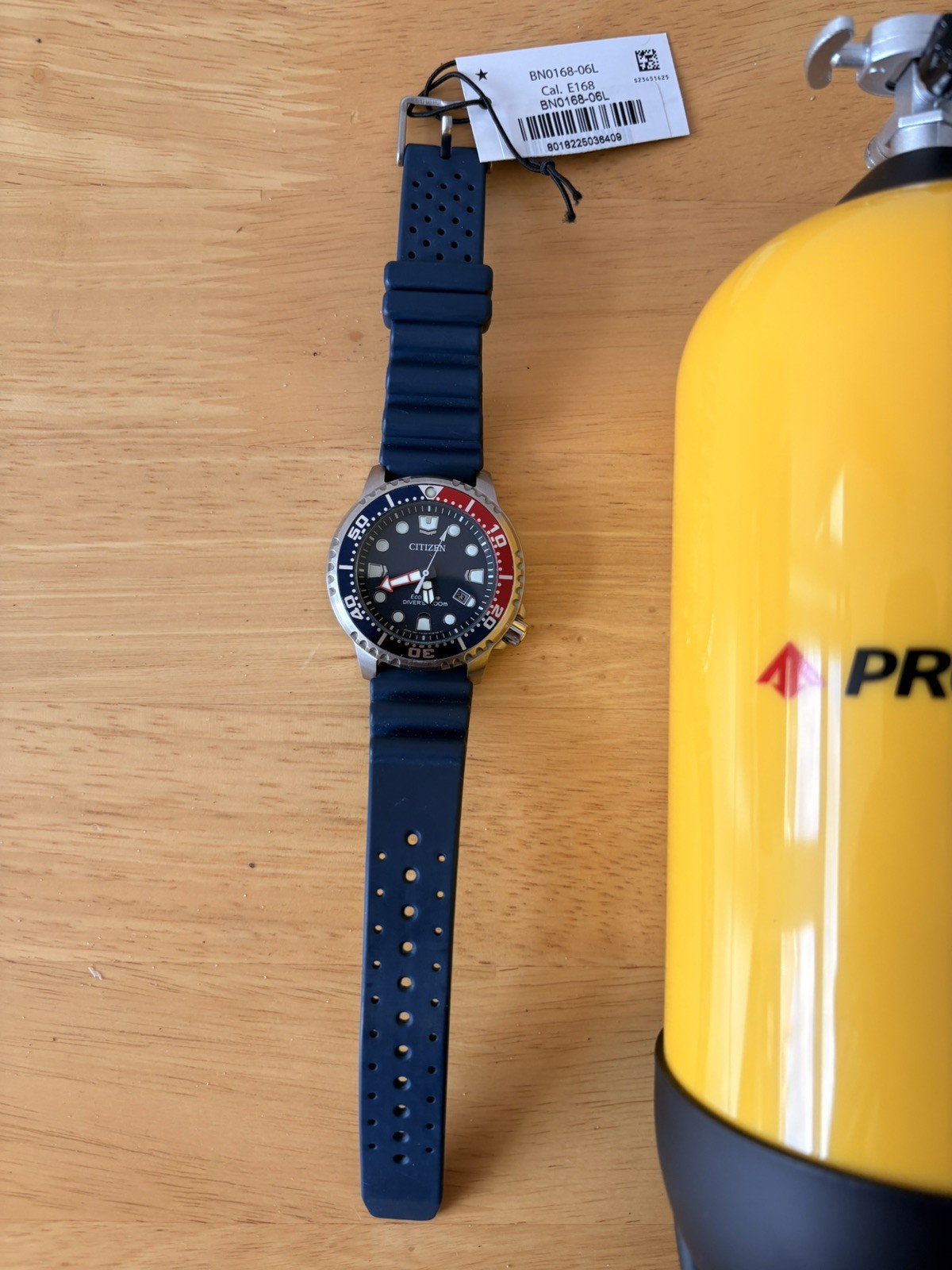 CITIZEN BN0168-06L Promaster Eco Drive Diver’s 200