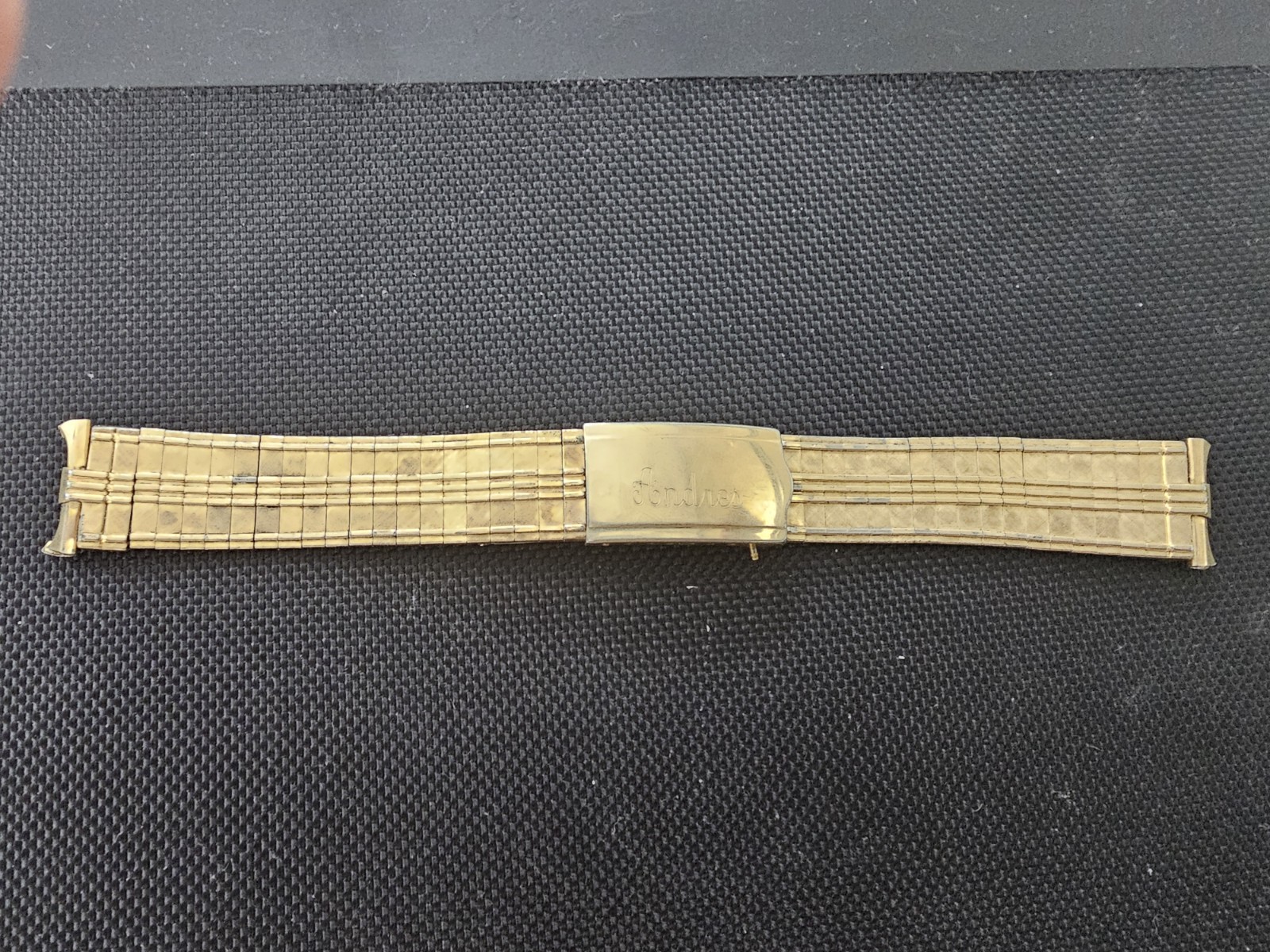 Vintage JB Champion 18 19mm 10k Yellow Gold-Filled Classic Watch Band