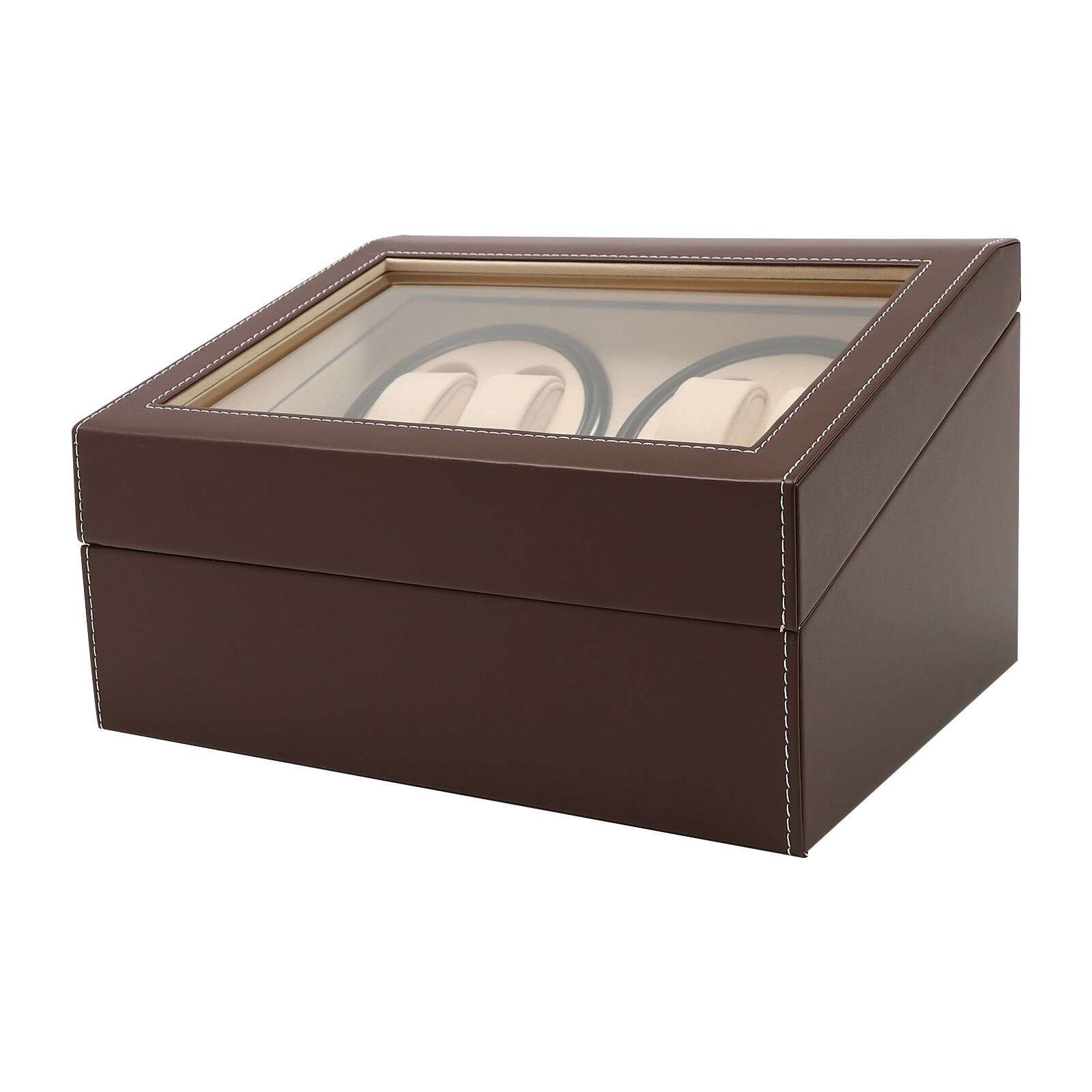 4+6 Automatic Watch Winder Watch Display Box Luxury Storage Case Self-winding