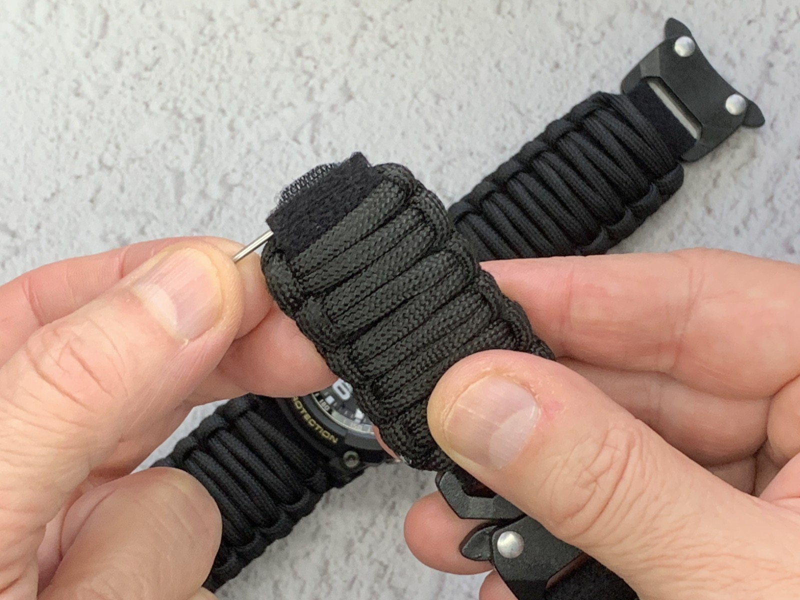 Casio G-Shock GA-2100/10 Adjustable Paracord Watch Strap Stab-Lock Buckle Colors