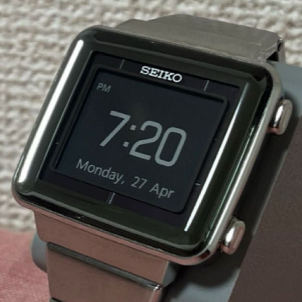 EPD Solar Radio Control Watch E-Ink EEPROM Battery Replaced From Japan