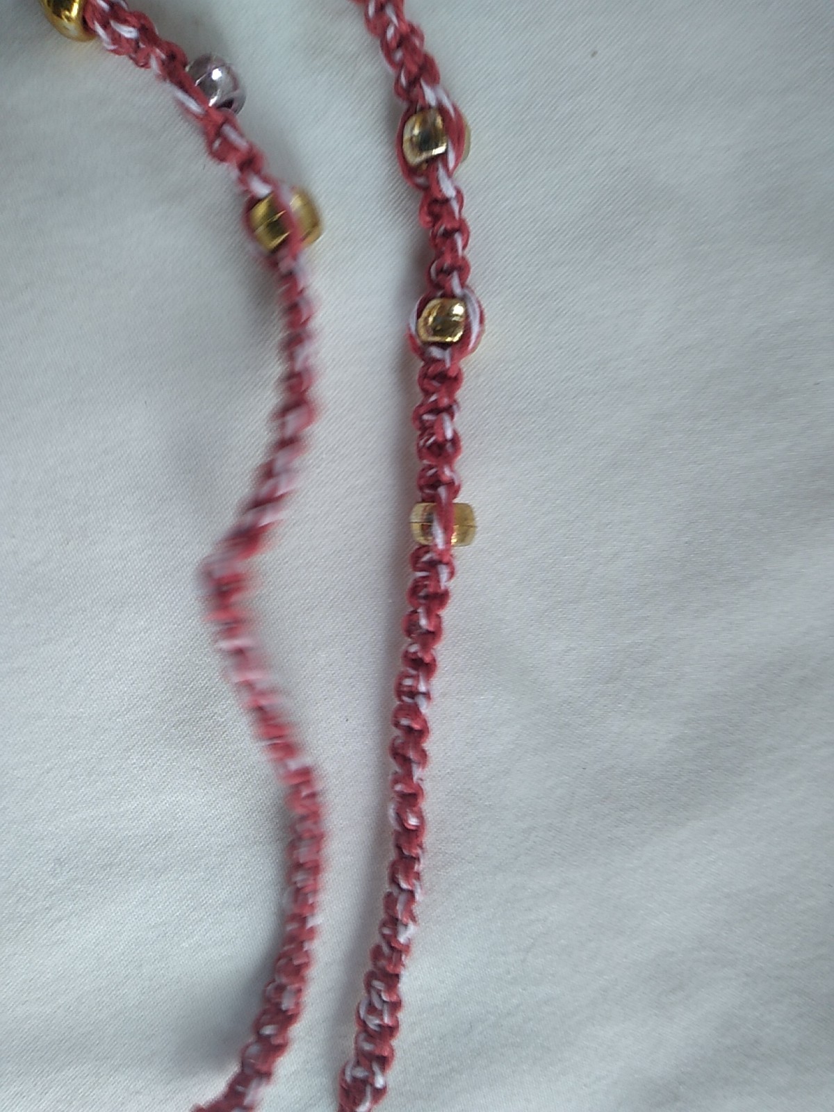 HEMP SURFER HIPPIE CHOKER NECKLACE 22″ Unisex Men Women Beads USA Seller New
