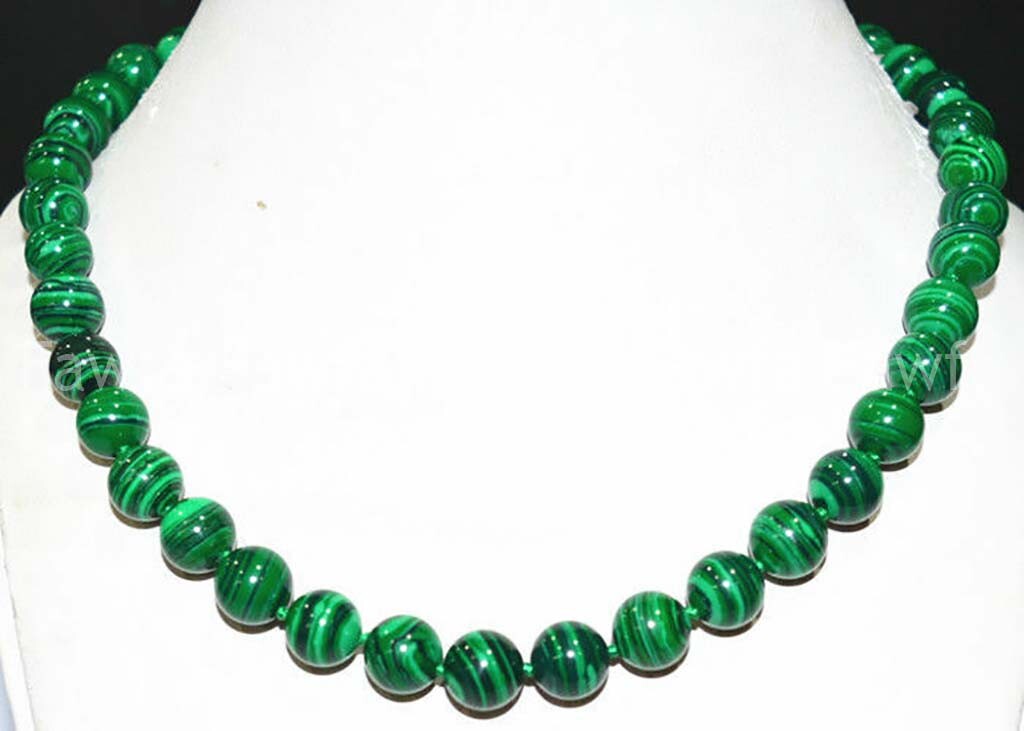 New Beautiful 6/8/10/12mm Natural Multicolor Round Gemstone Beads Necklace 18”