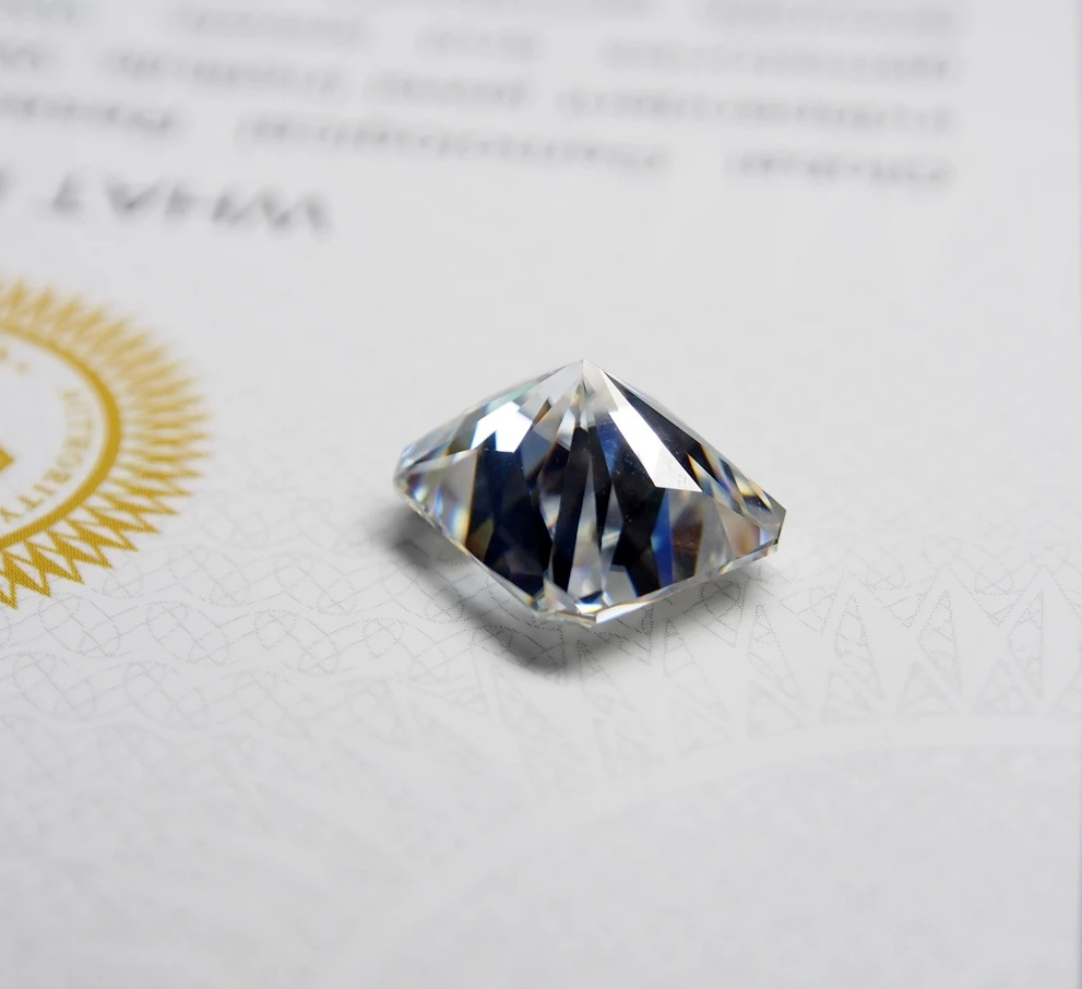 GRA Certified Loose Moissanite Radiant Cut Stones D VVS1 All Sizes