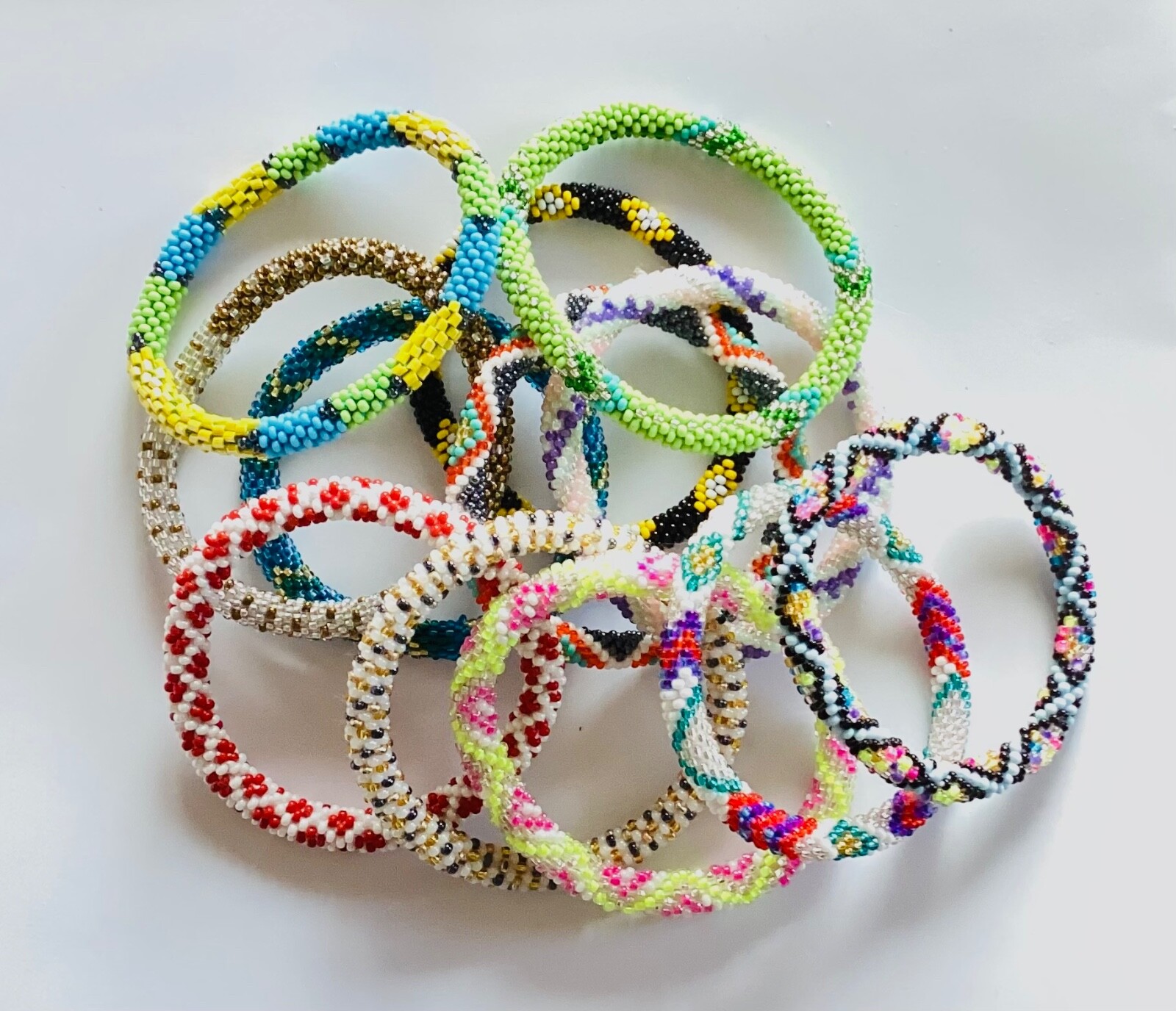 Nepal Bracelets. 1 Dozen Premium Random Colors Wholesale.