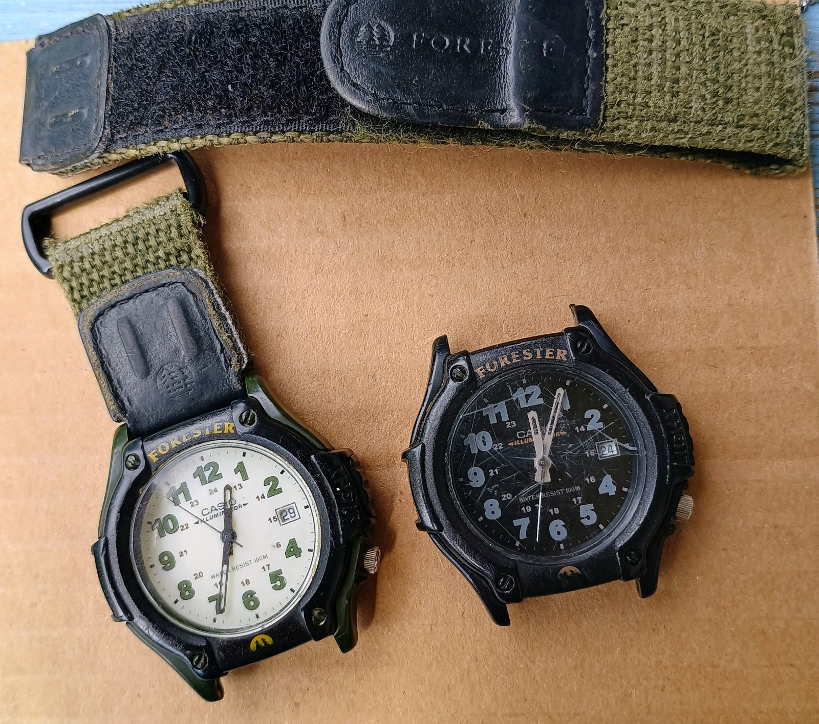 Lot Of 2 Men’s Casio Forester Watches W/ New Batteries – See Description- As-Is