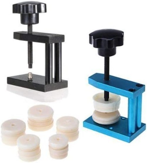 Compact Watchmaker Presser Tool with 12 Dies – Random Color Variation