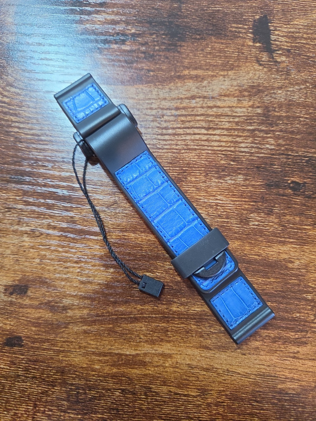 Panerai Watch 22mm Blue Alligator OEM Hi-Tech Wrap Around Military Dive Strap