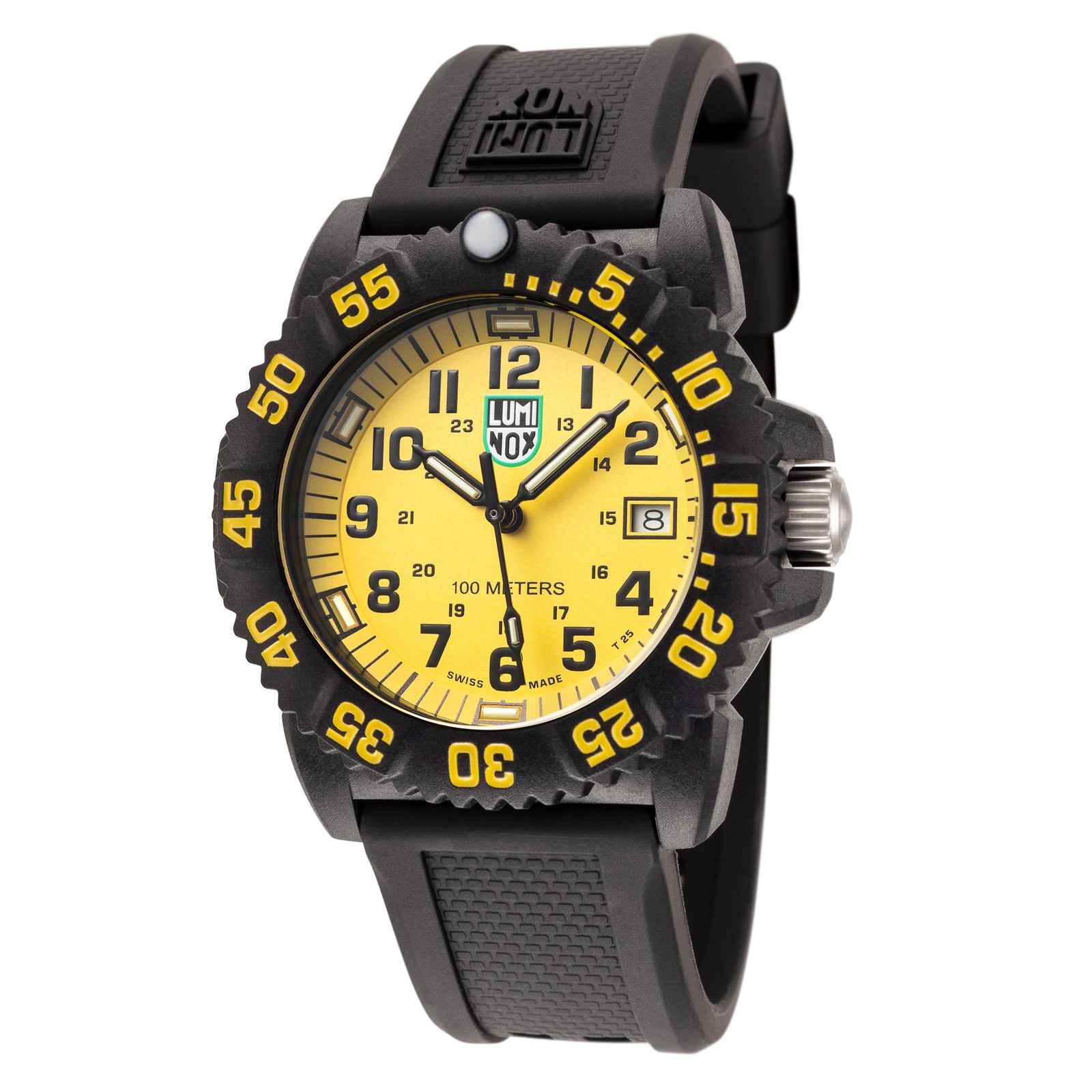 Luminox Men’s Sea Lion X2.2075 Black/Yellow Dial Polyurethane Watch