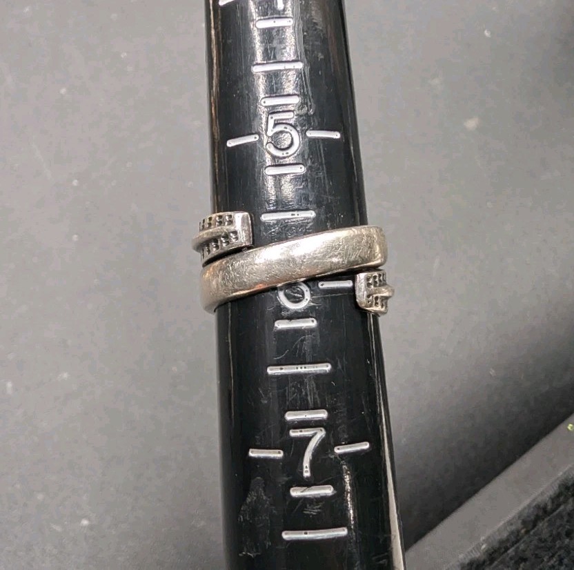 David Andersen Sterling Silver Saga Copy Orig Year 300 Snake Ring Size 5 1/2 +/-