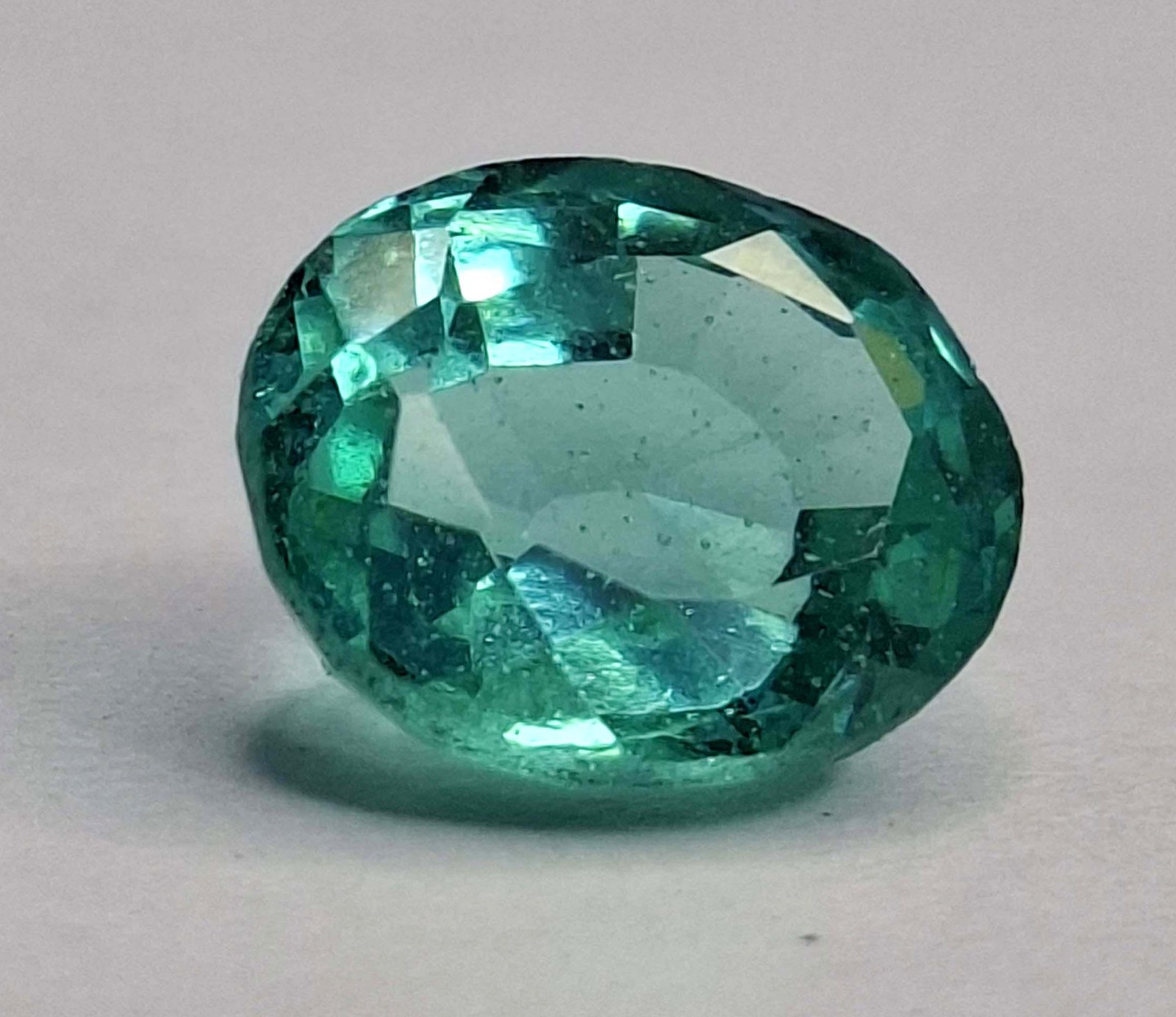 Certified Emerald Natural Green Oval Cut 5-7 Ct Zambian Loose Gemstone