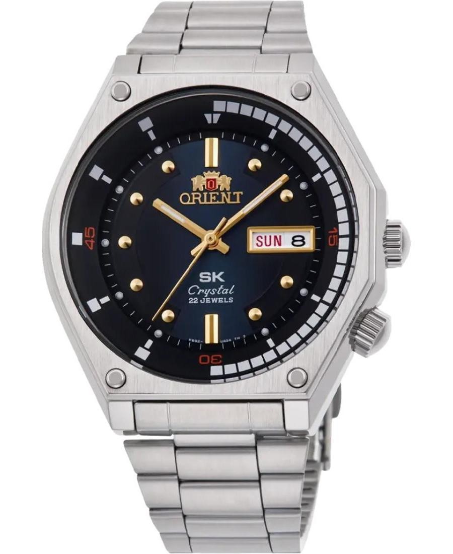 ORIENT Men Analog Automatic Casual Watch Classic Dress Blue Dial Waterproof Roun