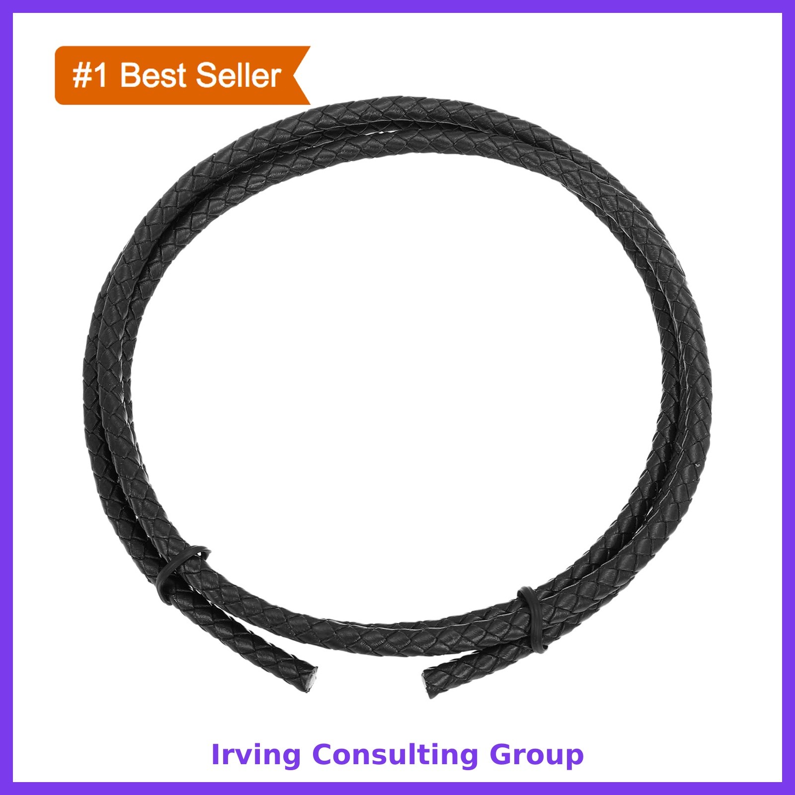 MECCANIXITY Black 5mmx1m Bolo Tie Cord