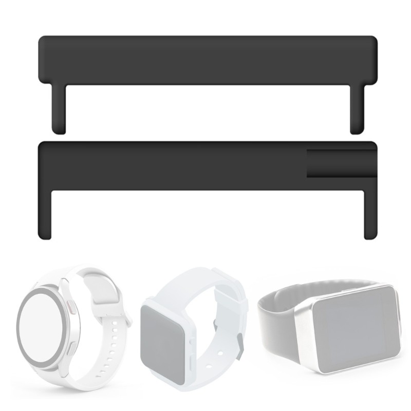 Securely Fit Metal Band Adapter Work for 24mm-22mm or 24mm-20mm Watch Strap