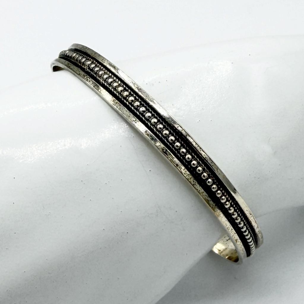 Vintage Danecraft Sterling Silver Bangle Bracelet A364