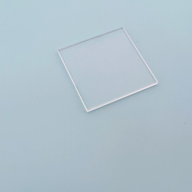 Square Watch Crystal Mineral Glass Polished Edges 0.8mm to 1.0mm Thickness