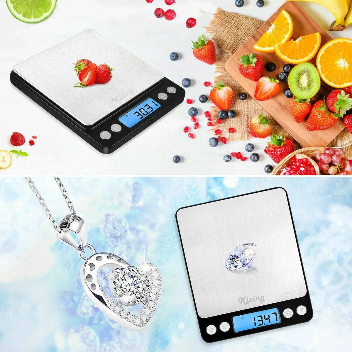 Portable 0.01g – 500g Black Digital Scale Jewelry Pocket Balance Weight Gram LCD