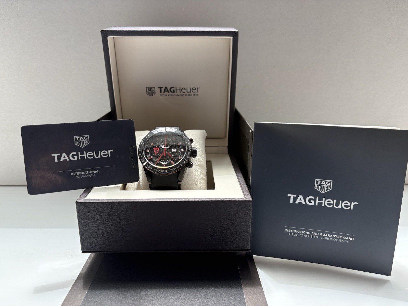Unworn TAG Heuer Carrera Automatic Skeleton Chronograph Date w/ Box & Papers