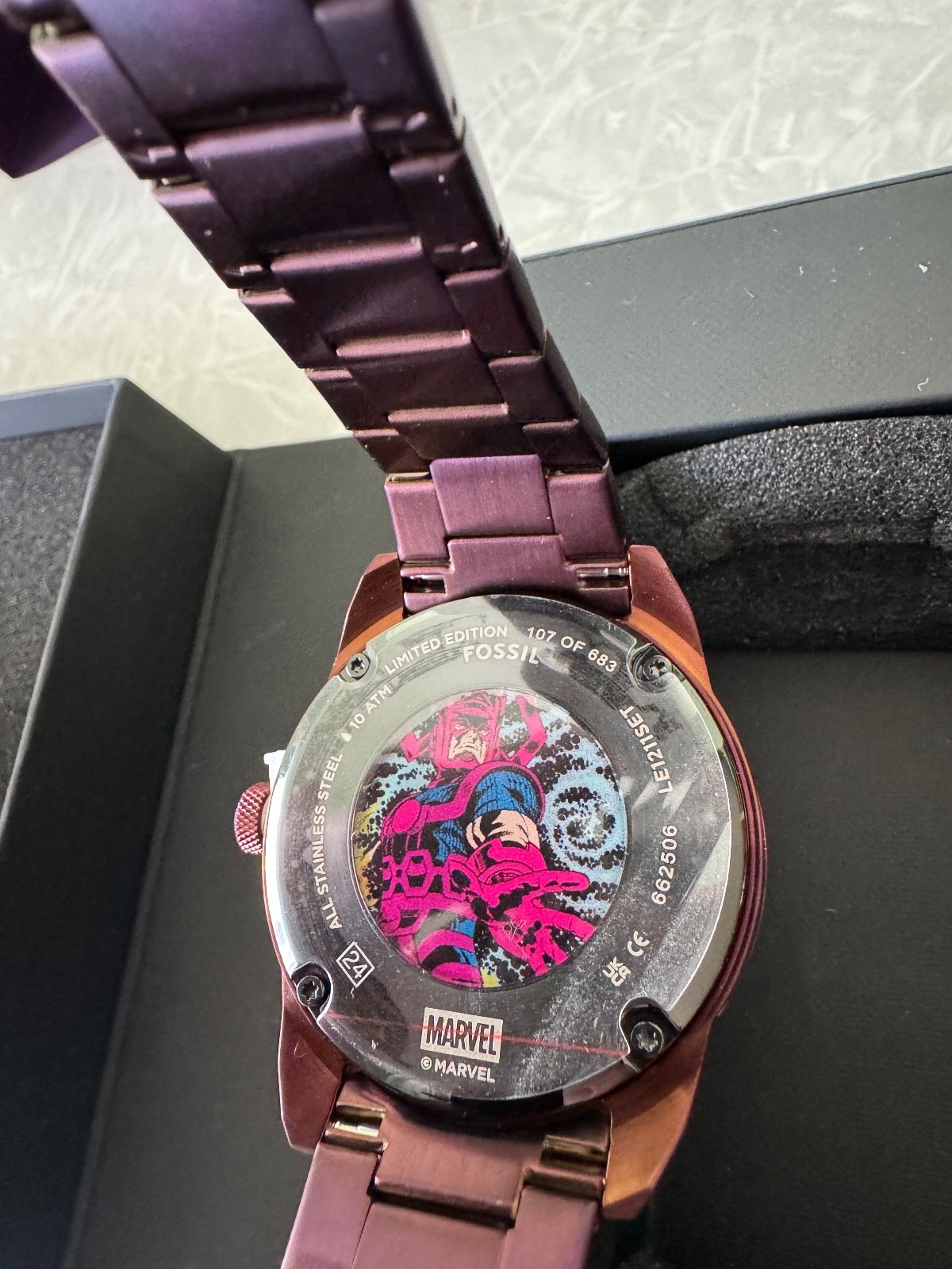 Fossil X Marvel Fantastic Four Galactus Limited Edition 107/683.
