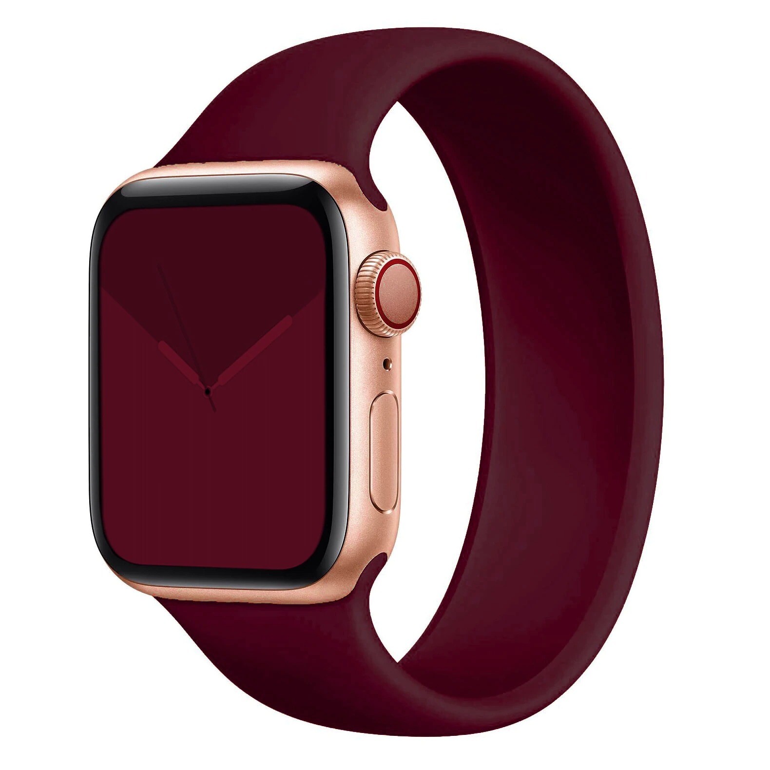 Silicone Solo Loop Band Strap Hot For Apple Watch Series 6 7 8 9 10 42/44/45 mm