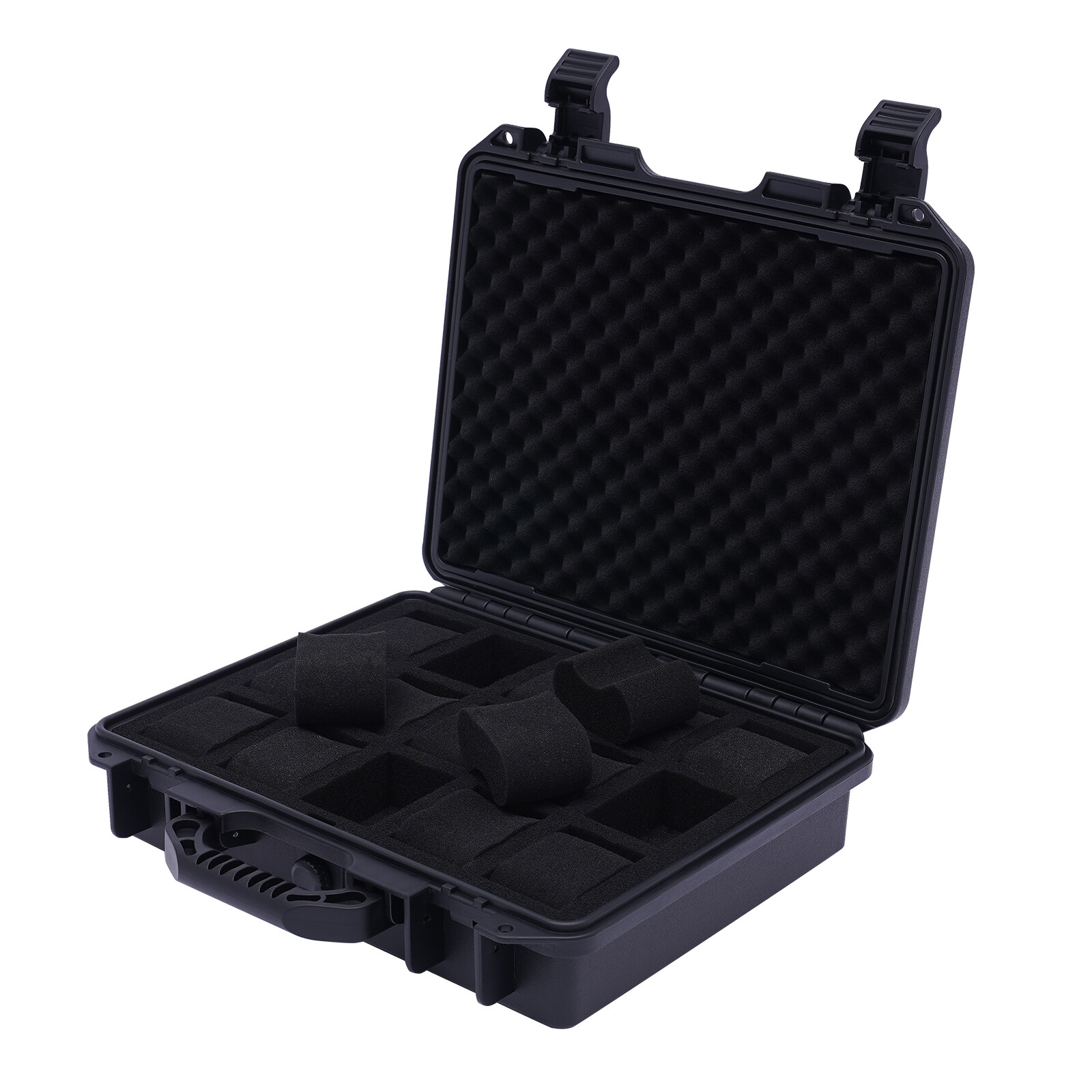Watch Box Display Case Fit 15 Watch in Custom Foam Travel Watch Case Waterproof.