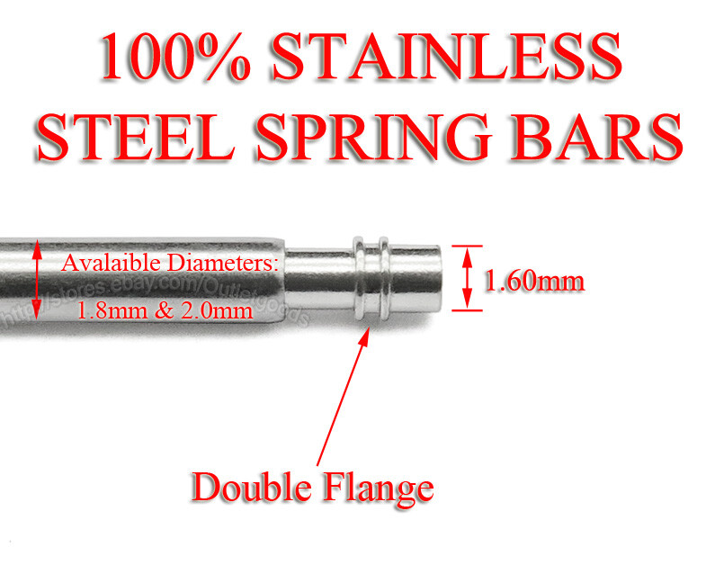 1.8mm & 2.0mm Custom Spring Bar Pins for GARMIN Fenix 6S Fenix 6 Fenix 6X PRO