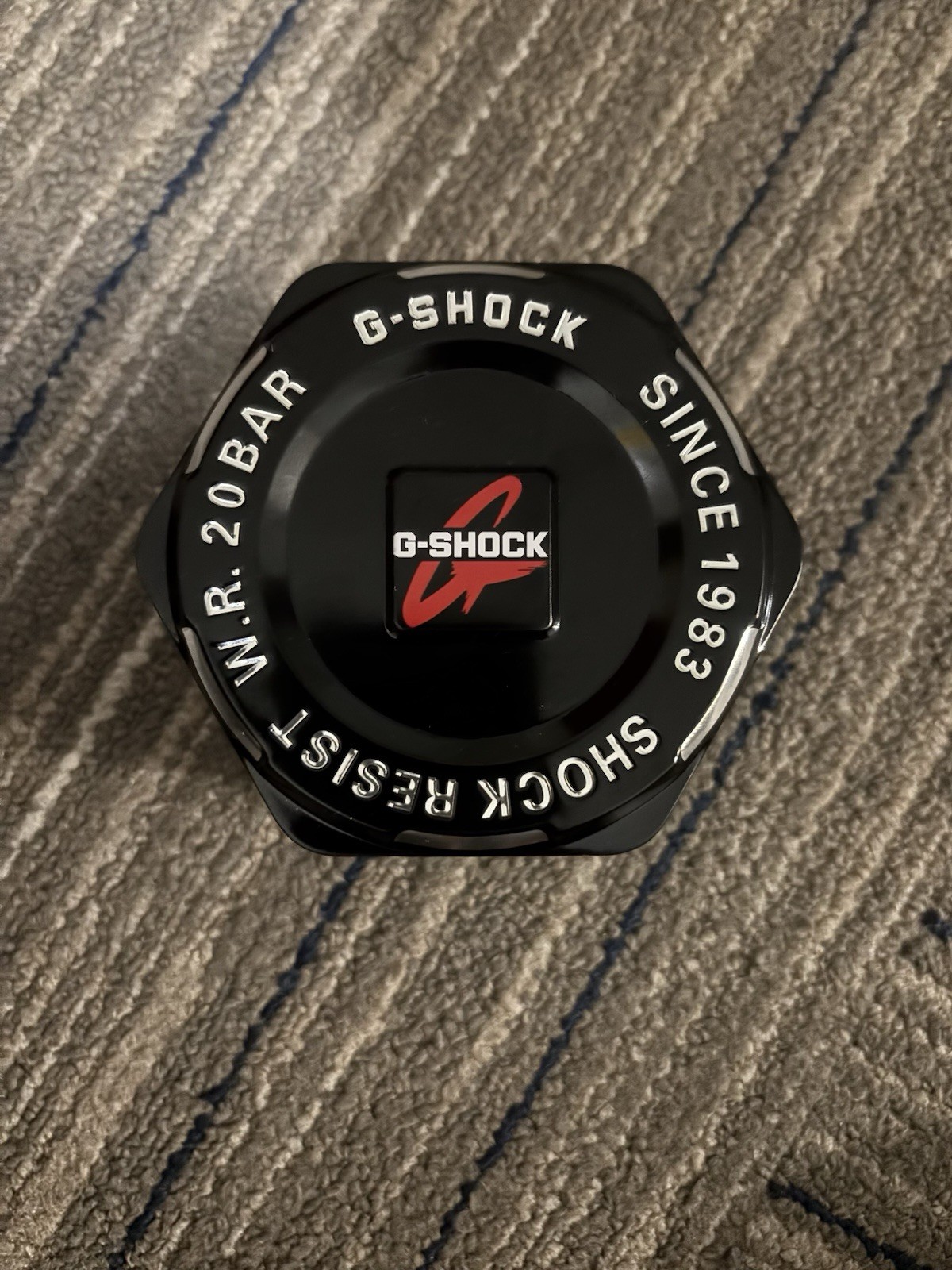 Casio G-SHOCK Analog-Digital 200m Quartz Orange Resin Strap Watch w/ Box