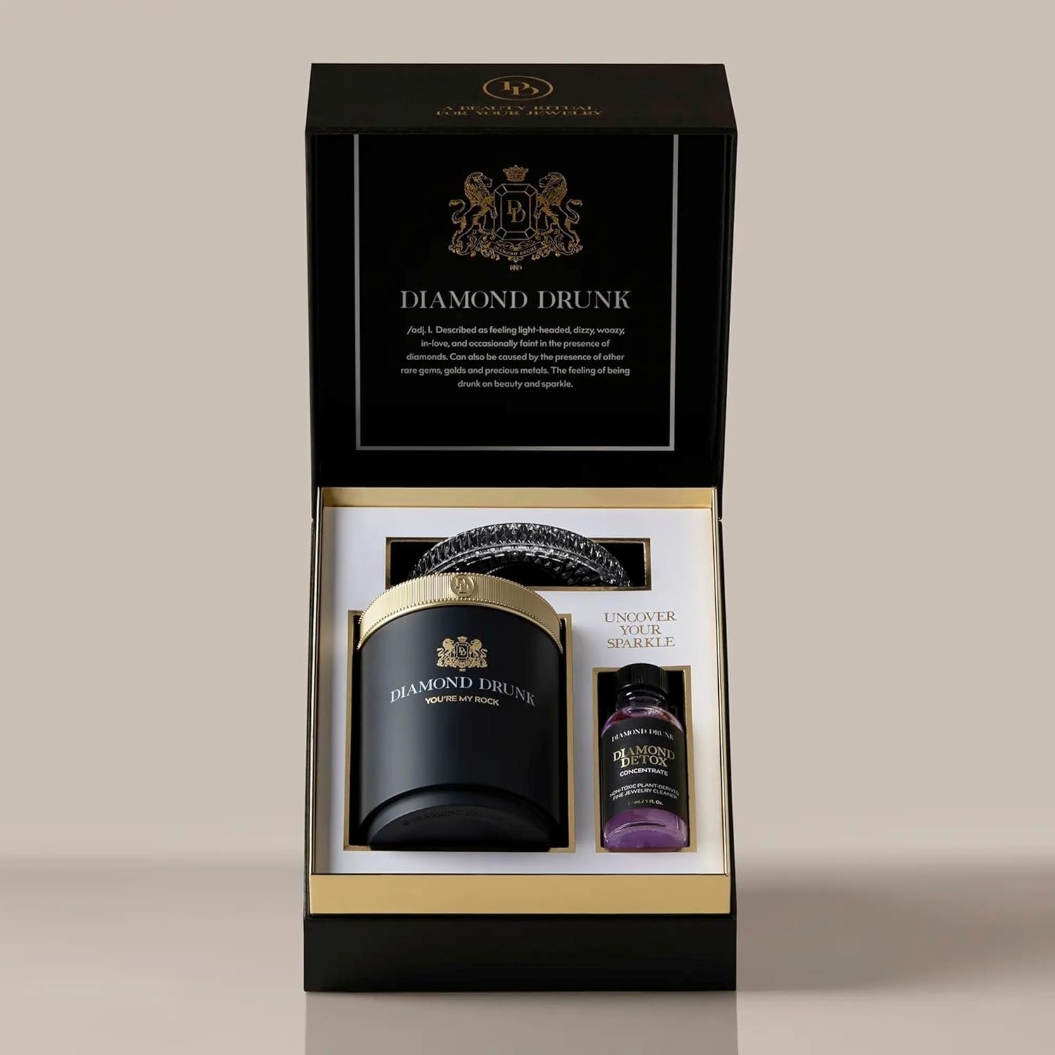 Diamond Jewelry Cleaning Kit Non-Toxic Gold Platinum Rings Fine Jewelry