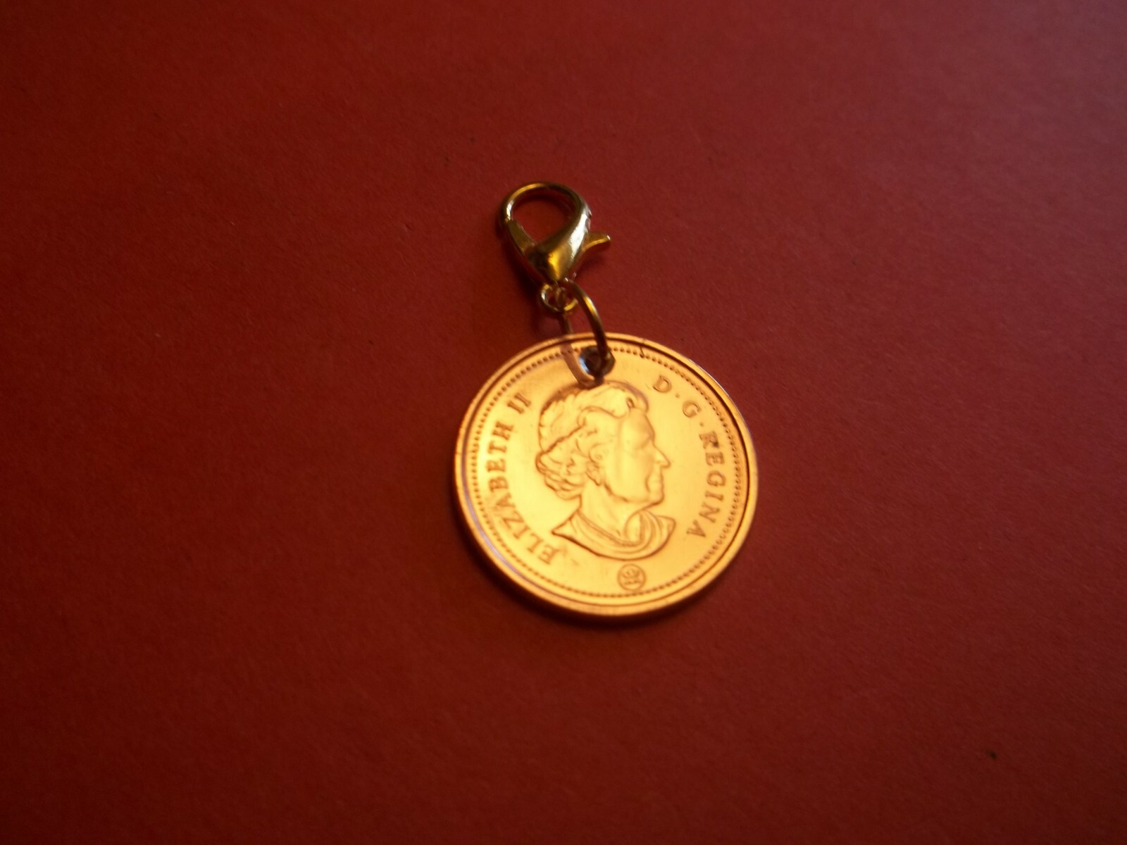 ONE (1) CENT – CANADA PENNY – HIGHLY POLISHED PENDANT / CHARM – 1997 to 2011