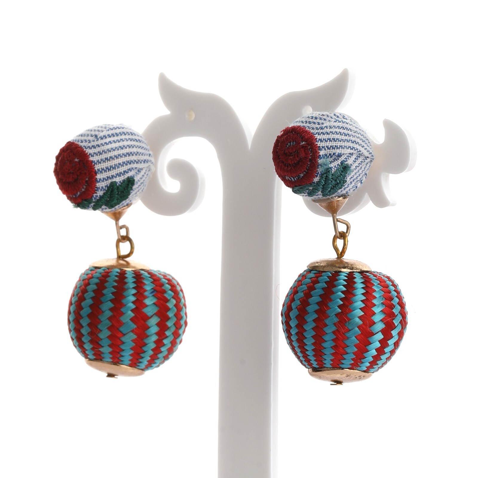 Handmade Ball Shape Multicolor Drop Dangle Fashion Earring
