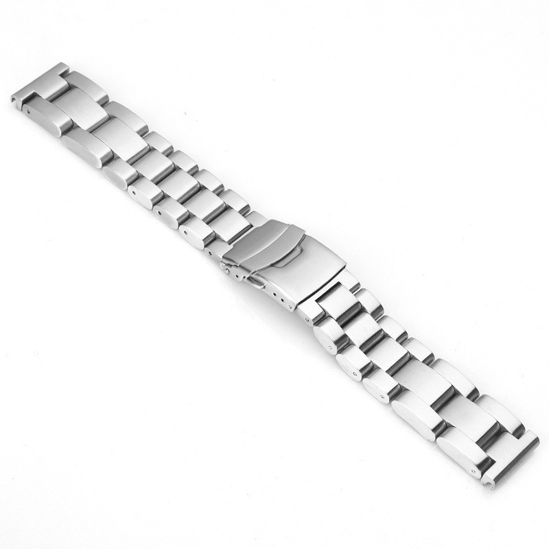 5.5mm Thick Solid Heavy Mens Stainless Steel Watch Strap Band 22 24mm US STOCK